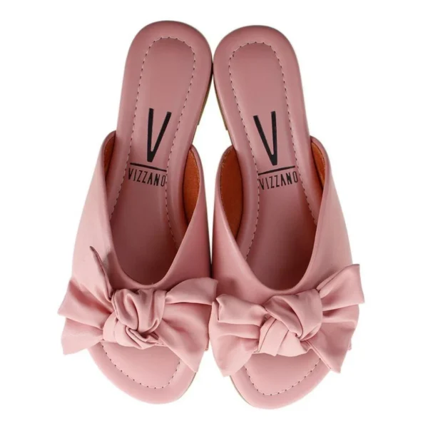 Tamanco Vizzano Laço Feminino - Rosa Escuro + Rosa - Imagem 3