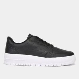 Tênis Vizzano Casual Feminino - Preto + Branco