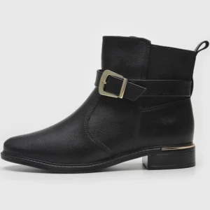 Bota Vizzano Fivela Cano Baixo Feminina