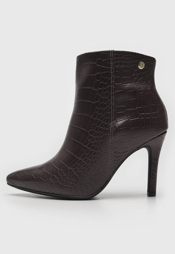 Bota Vizzano Matelassê Cano Curto Feminina - Preto - Imagem 3